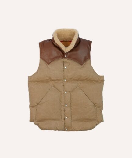 Rocky Mountain Featherbed for Drake's Brown Waxed Cotton Christy jacket