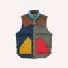 Rocky Mountain Featherbed for Drake's Colour Block Nylon Christy Down Vest